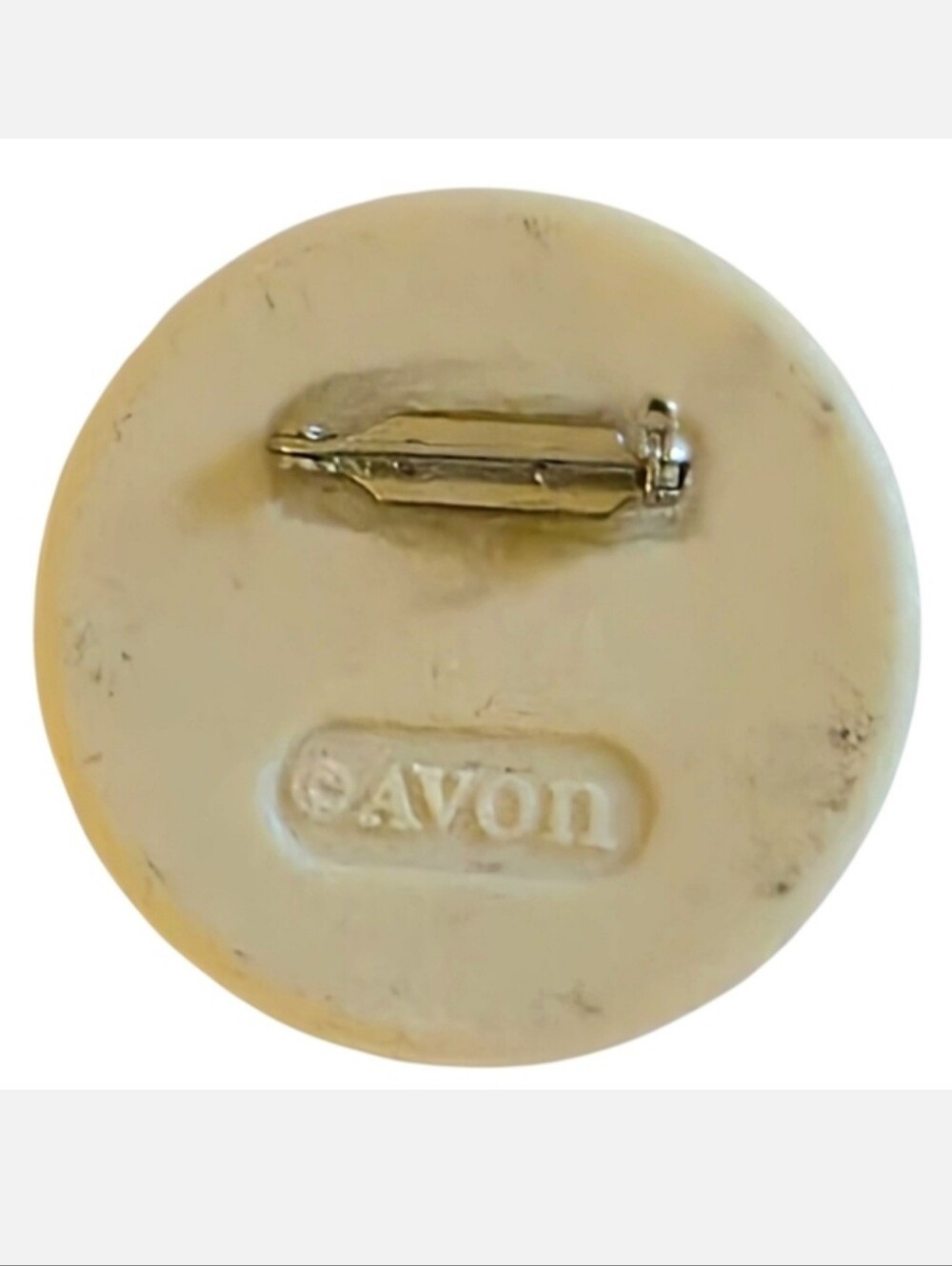 Avon Vintage 80s Spring Bouquet Porcelain Brooch Pin Hand Painted Collectible - Picture 4 of 5